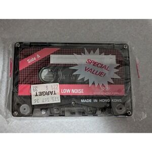 Vintage SMI C- 60 Cassette Blank Tape‎ Low-Noise  Made In Hong Kong 1 Tape NEW